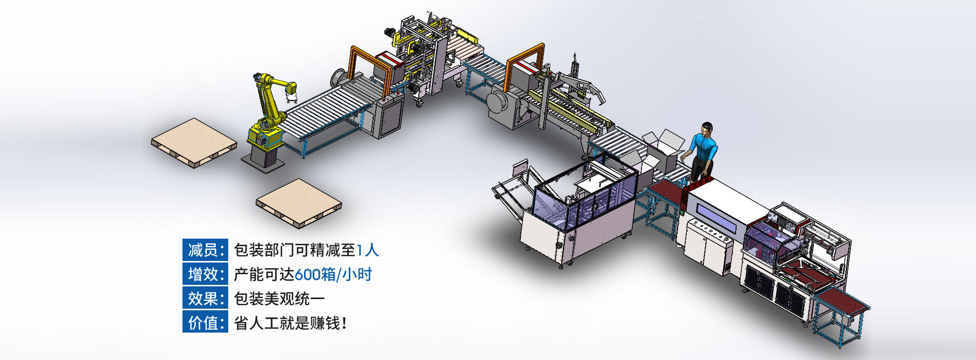 本色包装-产品设备性能稳定，坚固耐用，应用广泛